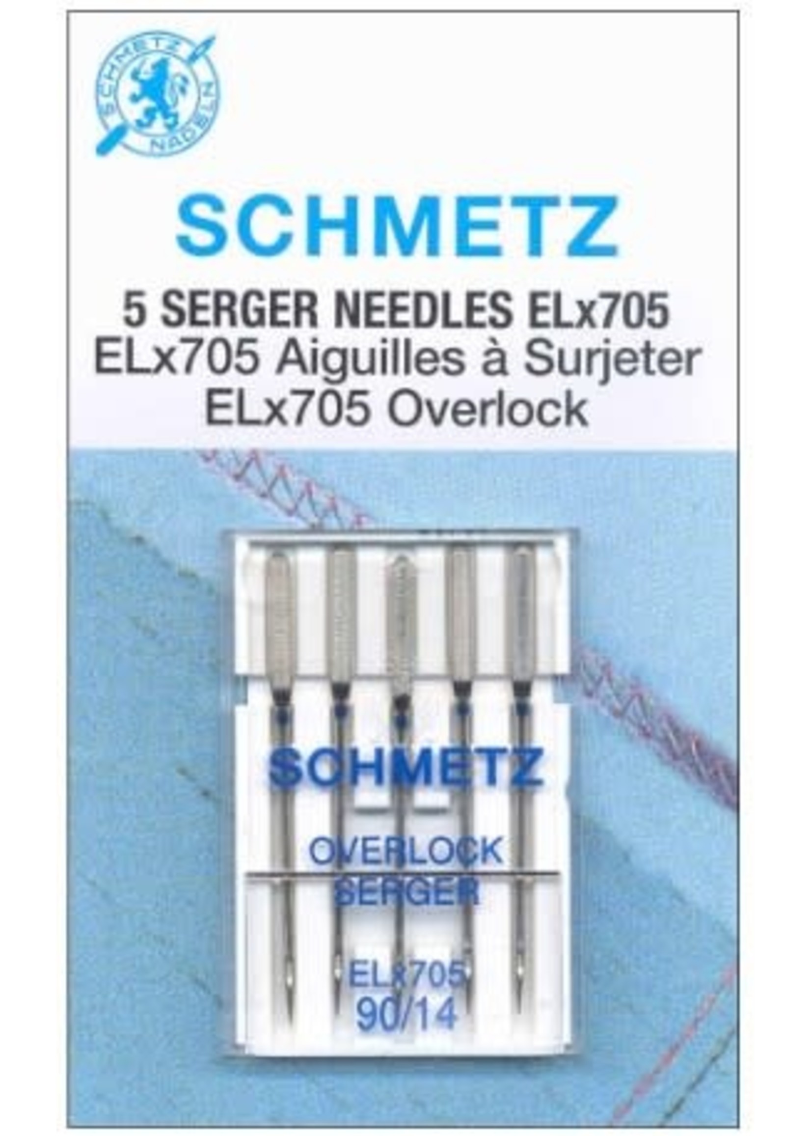 Schmetz Needles Schmetz Needles - Serger ELx705 - 90/14 - 5 pack