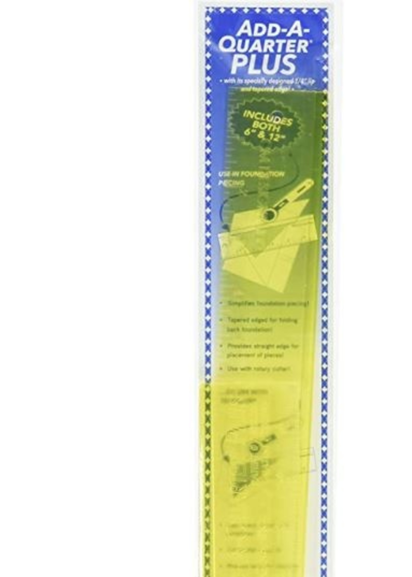 RULER ADD-A-QUARTER 12 "
