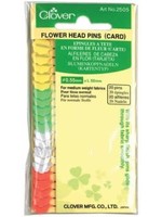 Clover Flower head pins -
