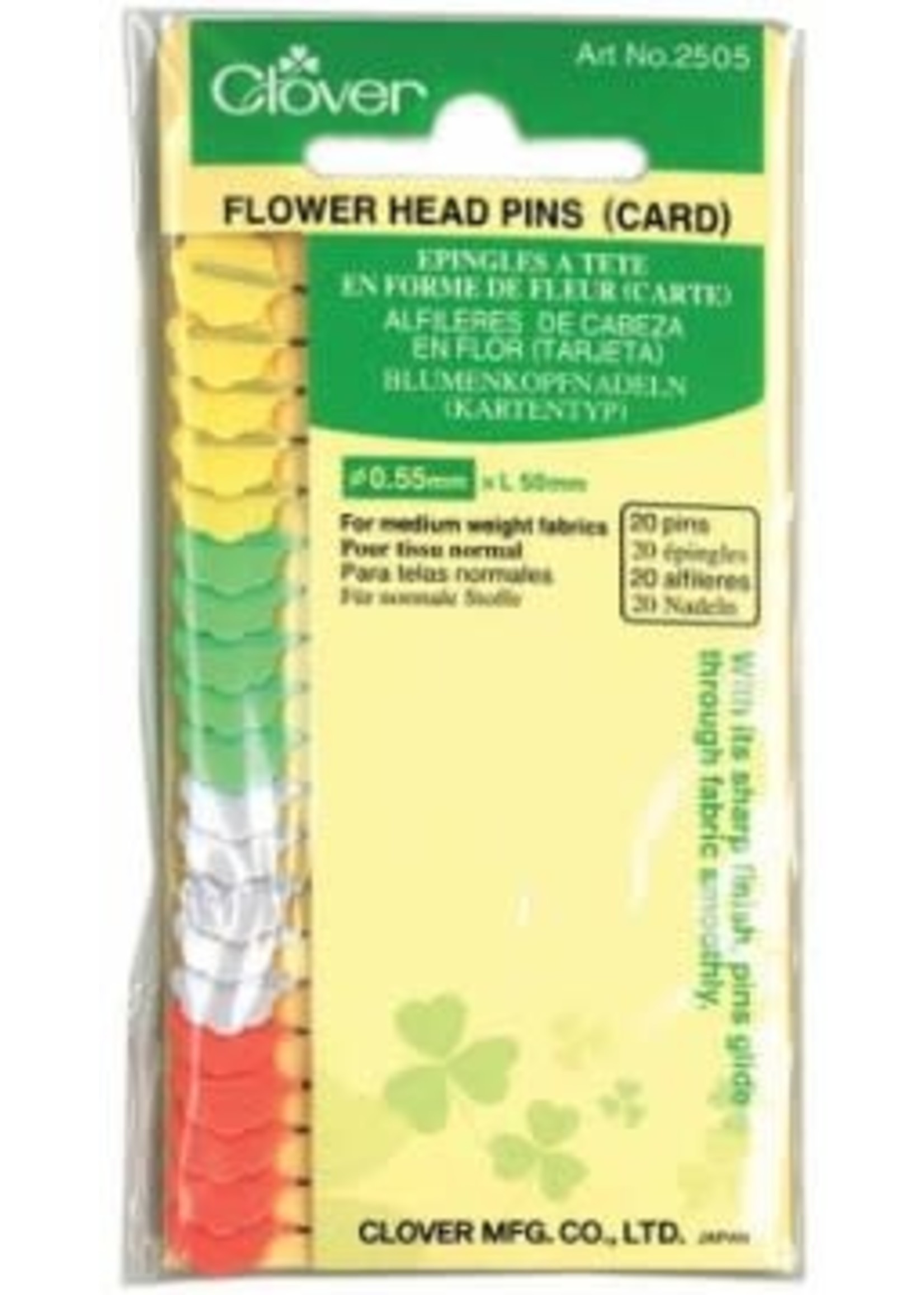 Clover Flower head pins -