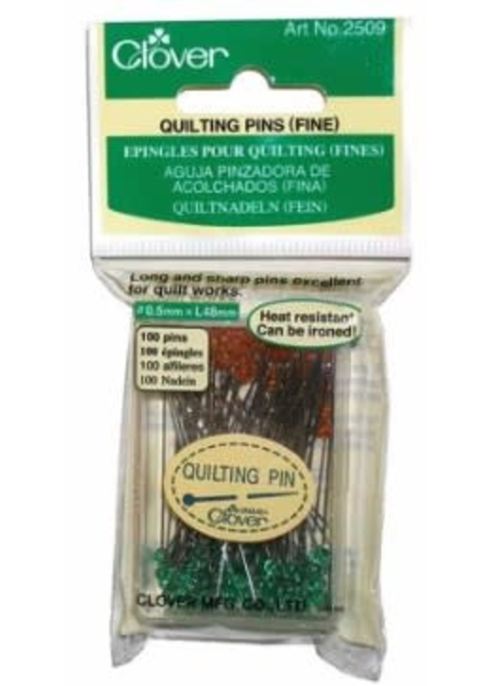 Clover Quilting Pins - Fine - 48mm (17⁄8″)