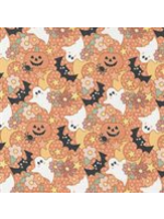 Moda of Owl O Ween By Urban Chiks-Pumpkin per 1/2Meter