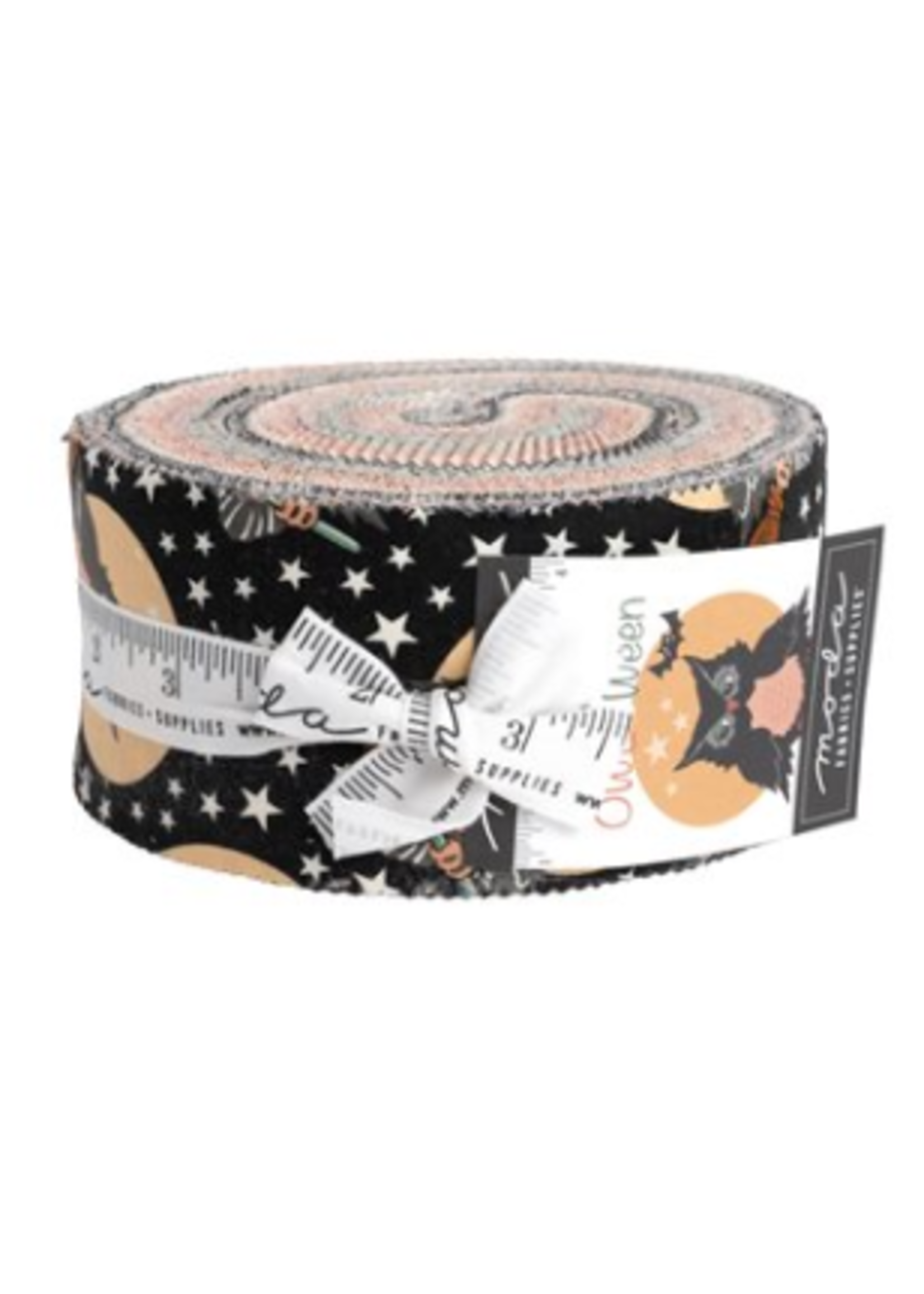 Moda Owl O Ween - 2.5in/6.35cm - Jelly Roll - 40pcs
