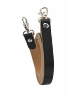 Miyako Leather Lanyard Set Black