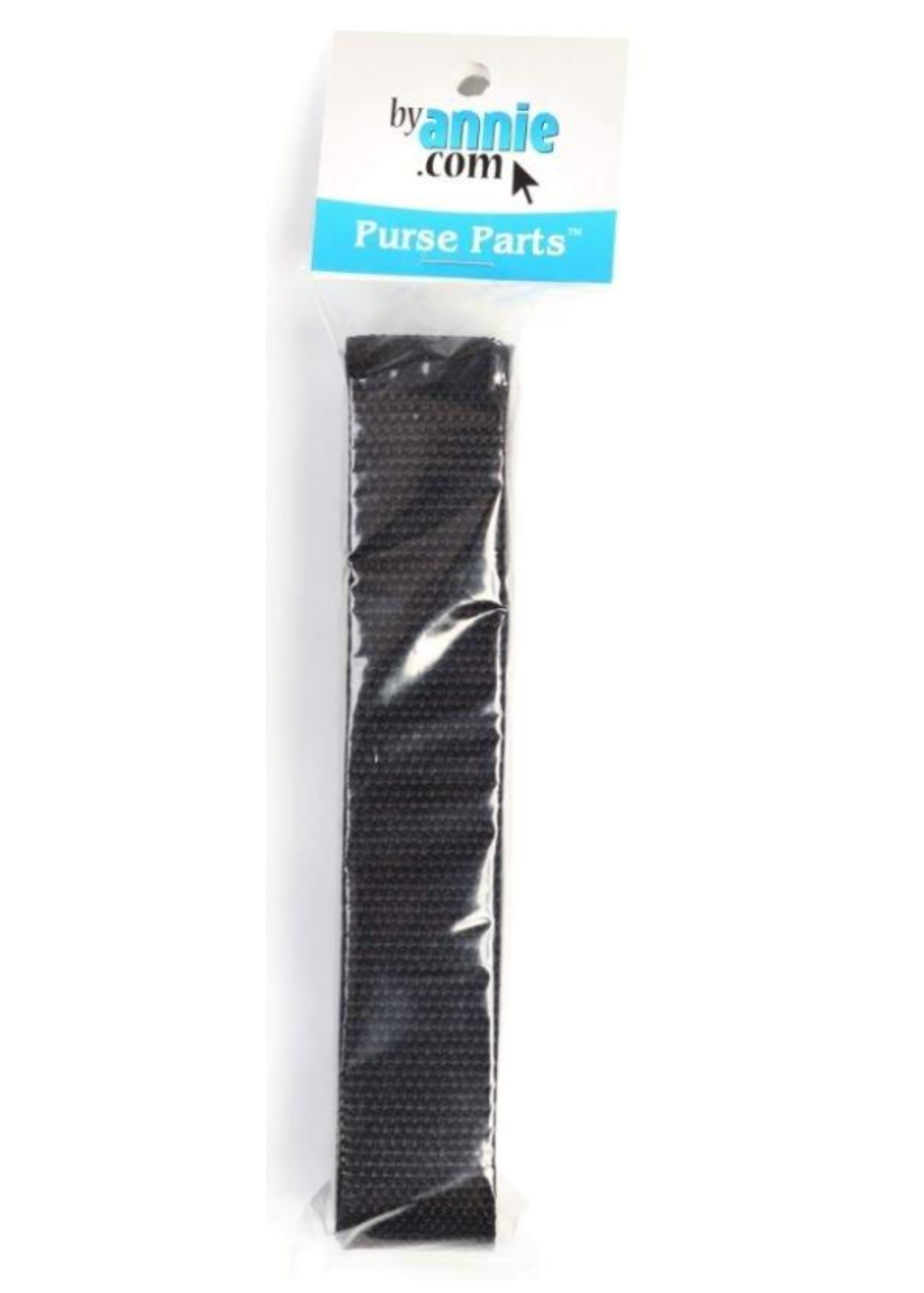By Annie byAnnie - Polypro Strapping/Webbing - 2.75m/3yrds - Black
