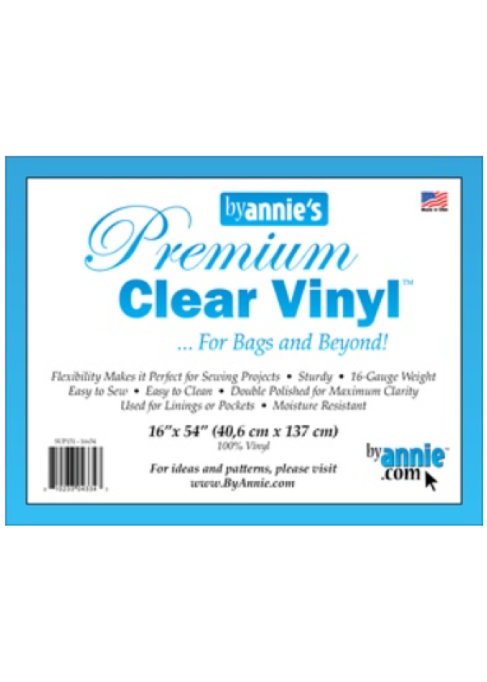 By Annie byAnnie - Clear Vinyl - 16"x54"/40.6cmx137cm