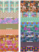 FreeSpirit Fabrics Our Fair Home By Anna Maria Fat Quarter Pack, 17 pieces