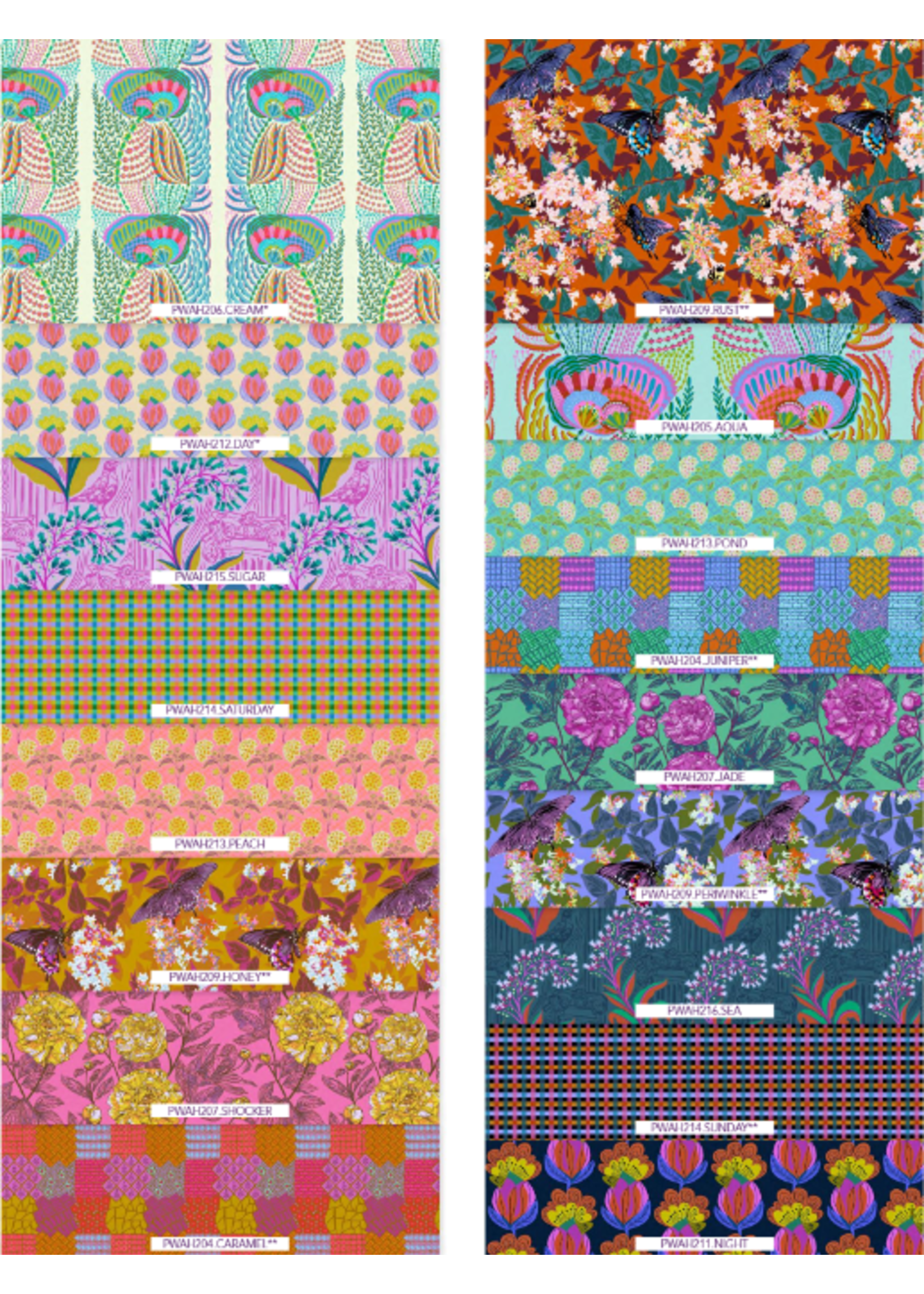 FreeSpirit Fabrics Our Fair Home By Anna Maria Fat Quarter Pack, 17 pieces