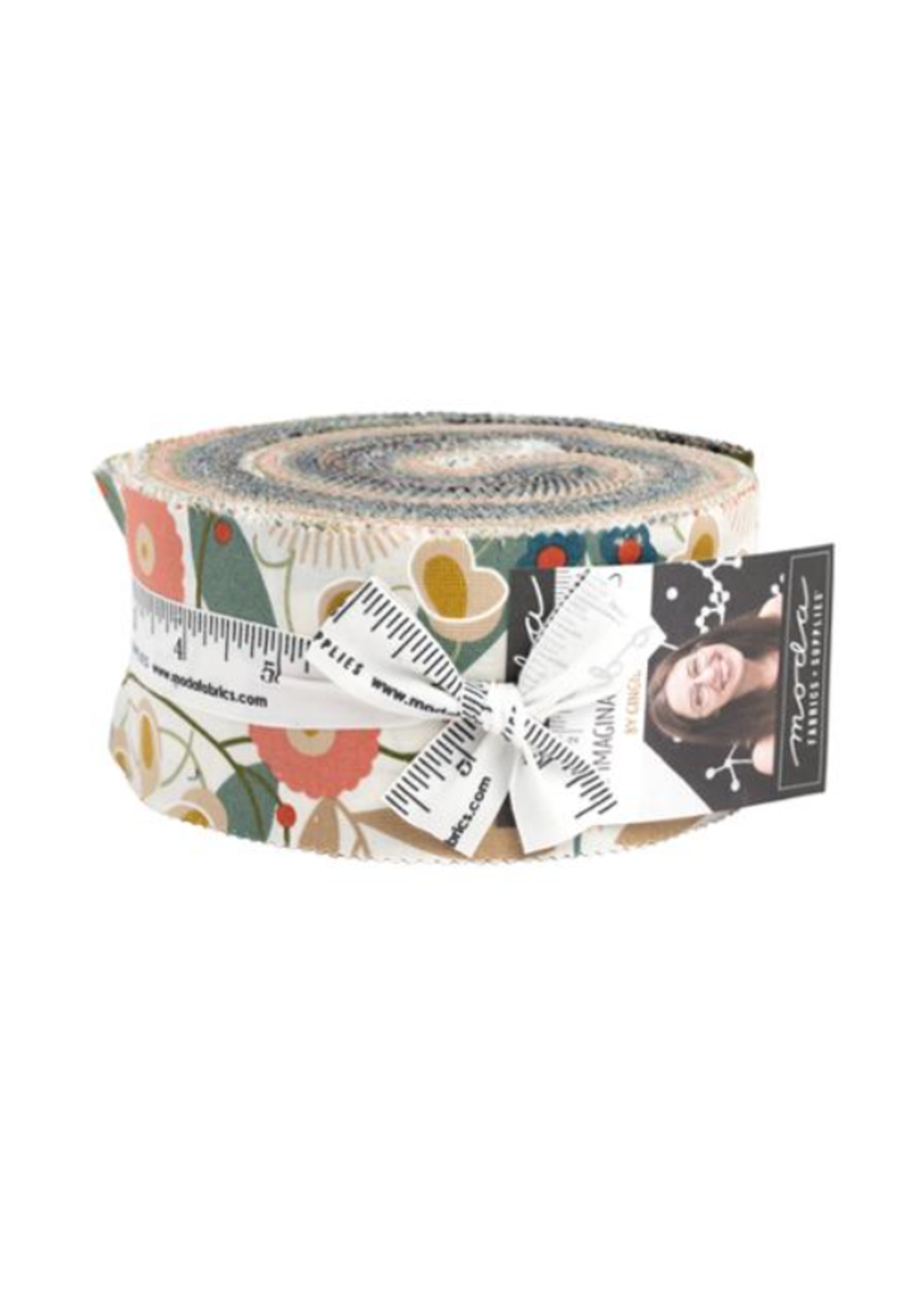 Moda Imaginary Flowers - 2.5in/6.35cm - Jelly Roll - 40pcs
