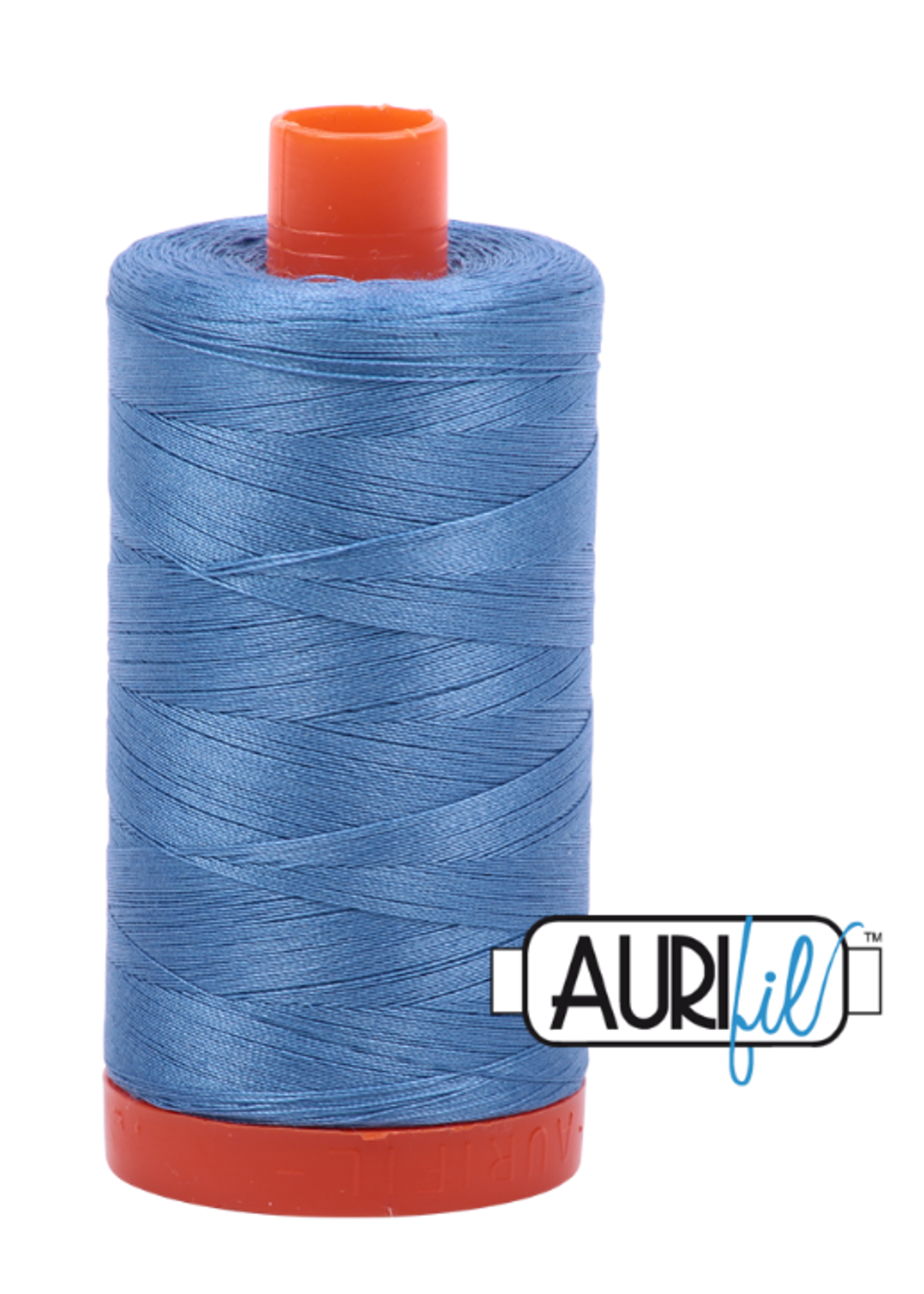 Aurifil Aurifil Mako - Cotton Thread - Solid - 50wt - 1300m/1422yds - Light Wedgewood #2725
