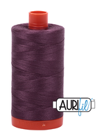 Aurifil Aurifil Mako - Cotton Thread - Solid - 50wt - 1300m/1422yds - Mulberry #2568