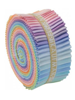 kona 2-1/2in Strips Roll Up Kona Cotton Solids Pastel Palette