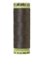 Mettler Threads Mettler – Cotton Thread – Silk Finish – 200m/220yds - Dark Charcoal #0416