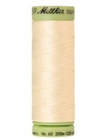 Mettler Threads Mettler – Cotton Thread – Silk Finish – 200m/220yds - Antique White #3612