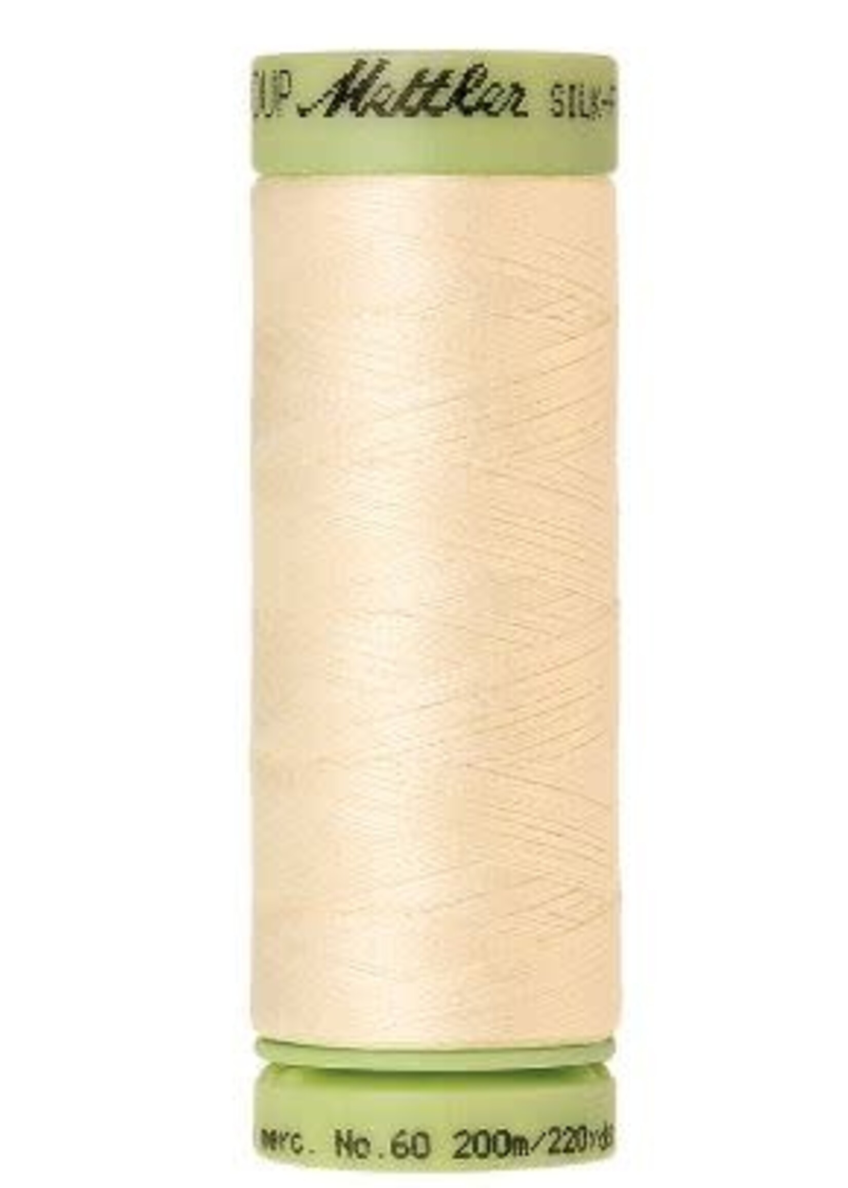Mettler Threads Mettler – Cotton Thread – Silk Finish – 200m/220yds - Antique White #3612