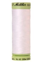 Mettler Threads Mettler Silk-Finish 60wt Solid Cotton Thread 220yd/200M White