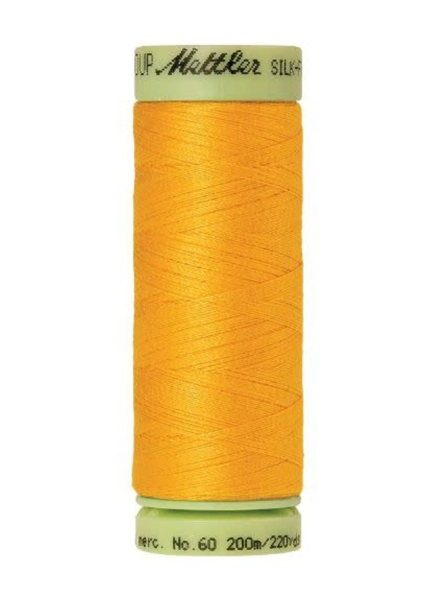 Mettler Threads Mettler – Cotton Thread – Silk Finish – 200m/220yds - Citrus #2522