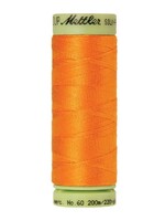 Mettler Threads Mettler Silk-Finish 60wt Solid Cotton Thread 220yd/200M #0122 Pumpkin