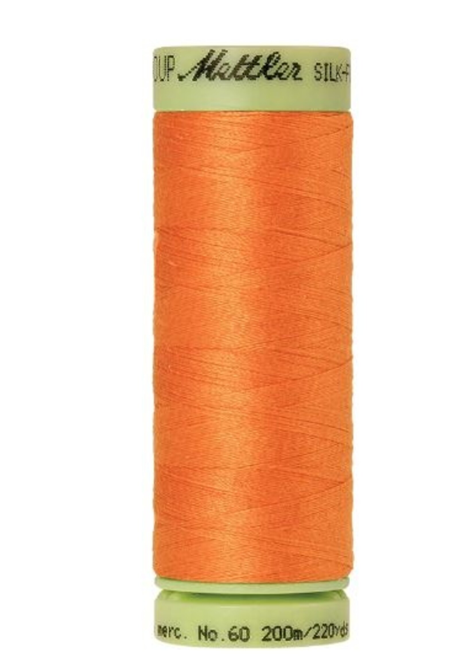 Mettler Threads Mettler Silk-Finish 60wt Solid Cotton Thread 220yd/200M  #1401 Harvest