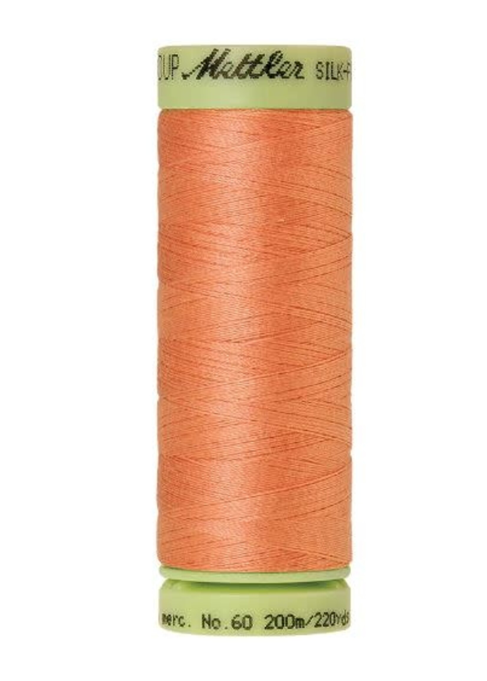 Mettler Threads Mettler – Cotton Thread – Silk Finish – 200m/220yds - Coral #1522