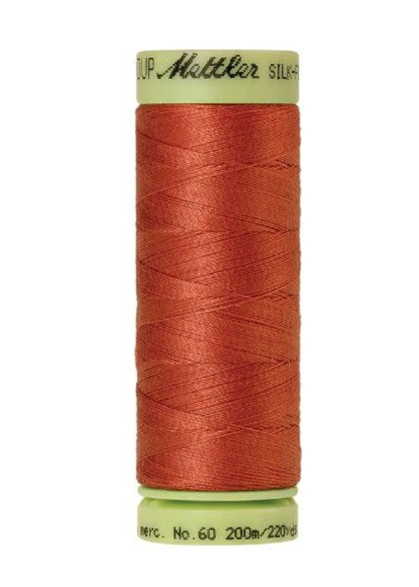 Mettler Threads Mettler – Cotton Thread – Silk Finish – 200m/220yds - Reddish Ocre #1288