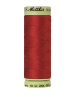 Mettler Threads Mettler – Cotton Thread – Silk Finish – 200m/220yds - Country Red #0504