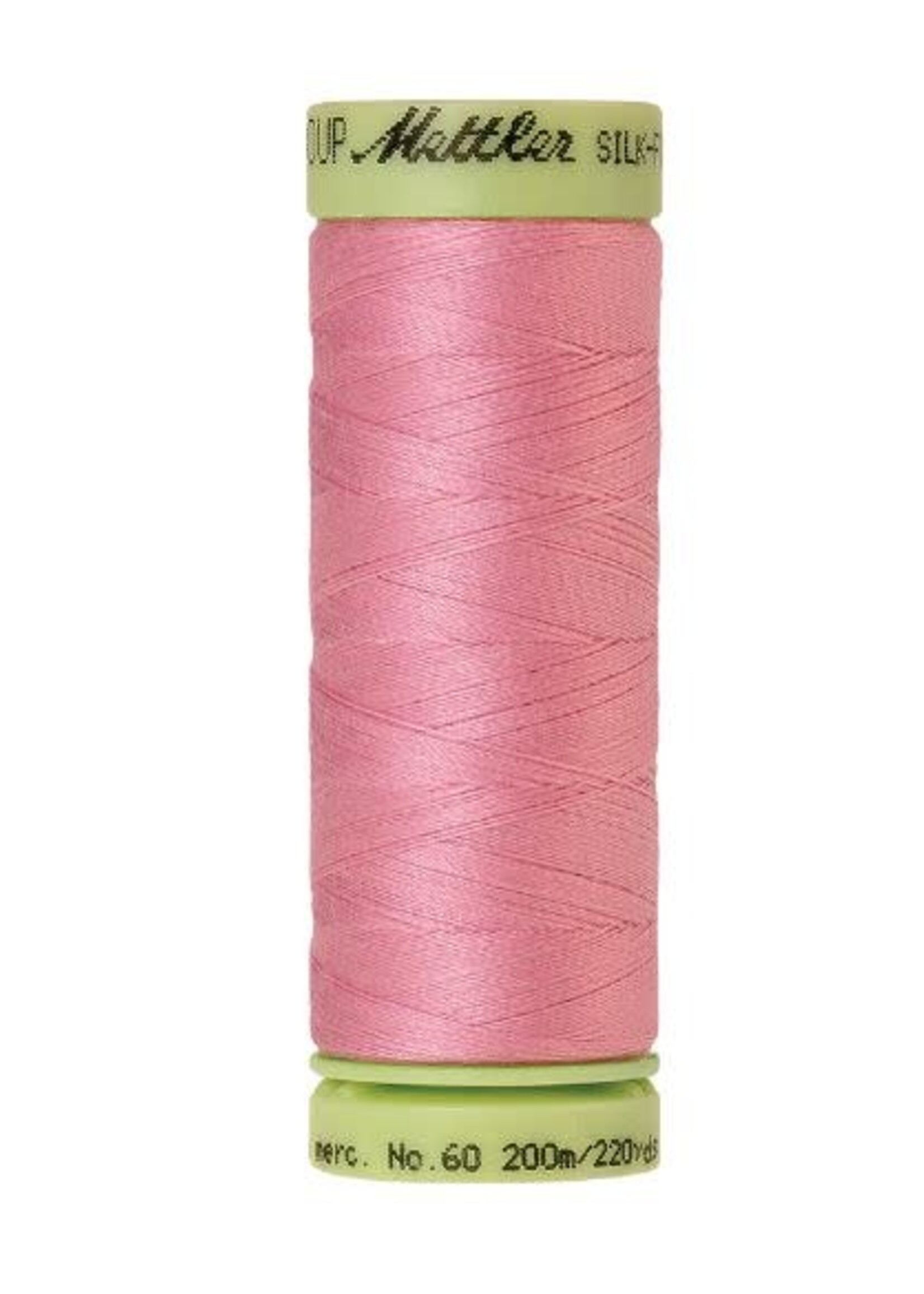 Mettler Threads Mettler Silk-Finish 60wt Solid Cotton Thread 220yd/200M #1057 Rose Quartz
