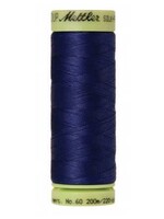 Mettler Threads Mettler Silk finish 60wt Solid Cotton thread 220yd/200m #1078 Fire Blue