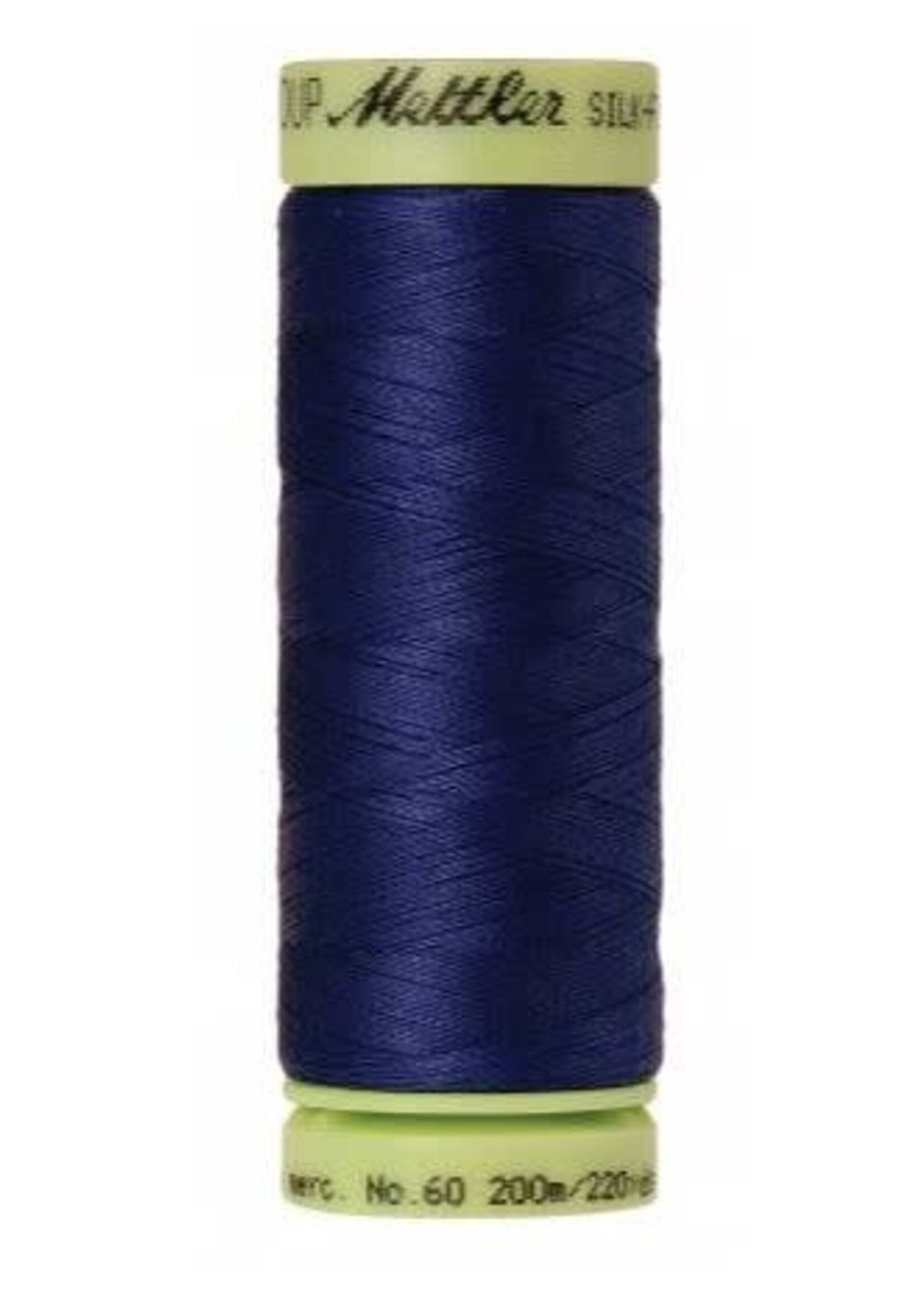Mettler Threads Mettler – Cotton Thread – Silk Finish – 200m/220yds - Fire Blue #1078