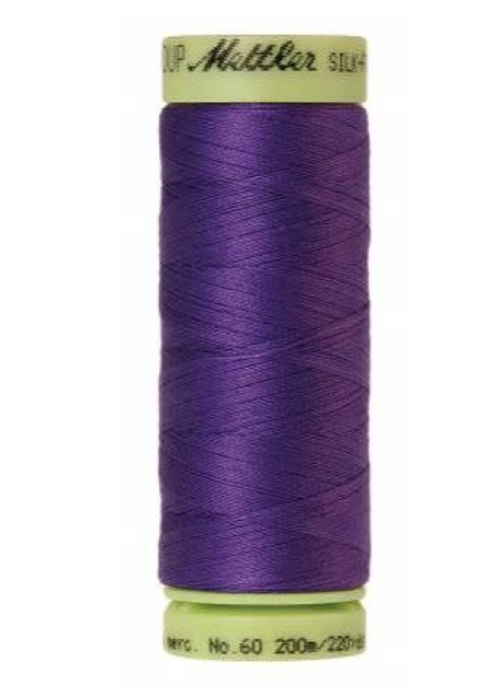 Mettler Threads Mettler – Cotton Thread – Silk Finish – 200m/220yds - Iris Blue #0030