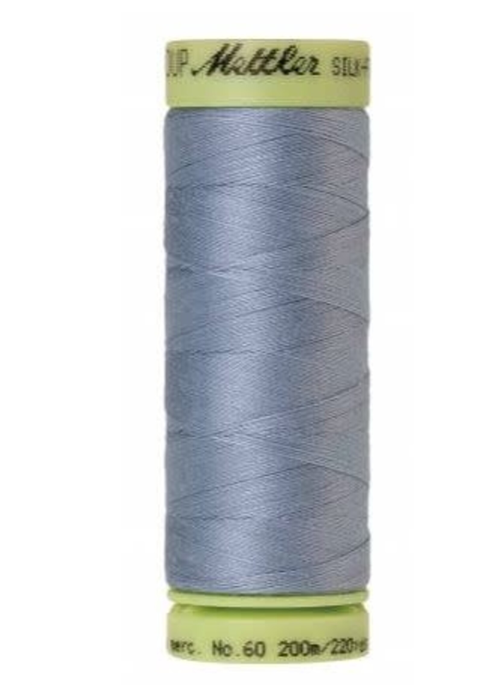 Mettler Threads Mettler Silk-Finish 60wt Solid Cotton Thread 220yd/200M #0350 Summer Sky