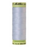 Mettler Threads Mettler Silk-Finish 60wt Solid Cotton Thread 220yd/200M #0363 Ice Cap
