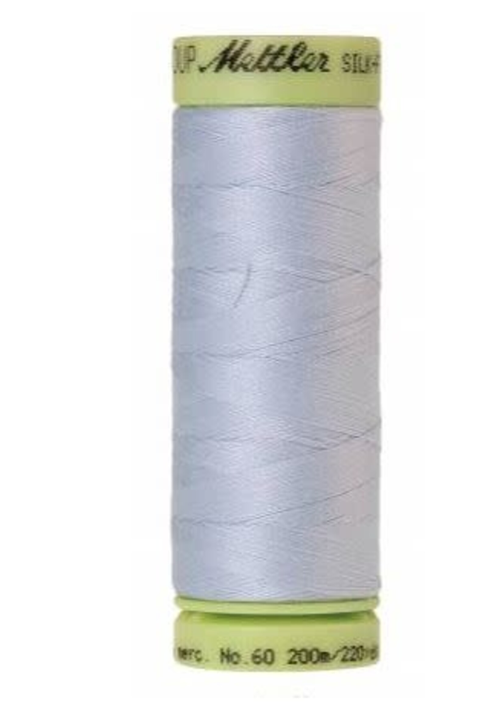 Mettler Threads Mettler Silk-Finish 60wt Solid Cotton Thread 220yd/200M #0363 Ice Cap