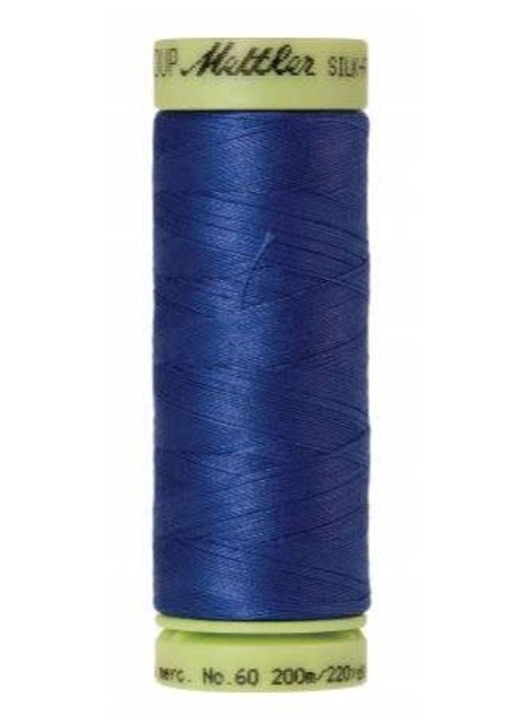 Mettler Threads Mettler Silk-Finish 60wt Solid Cotton Thread 220yd/200M Royal Blue