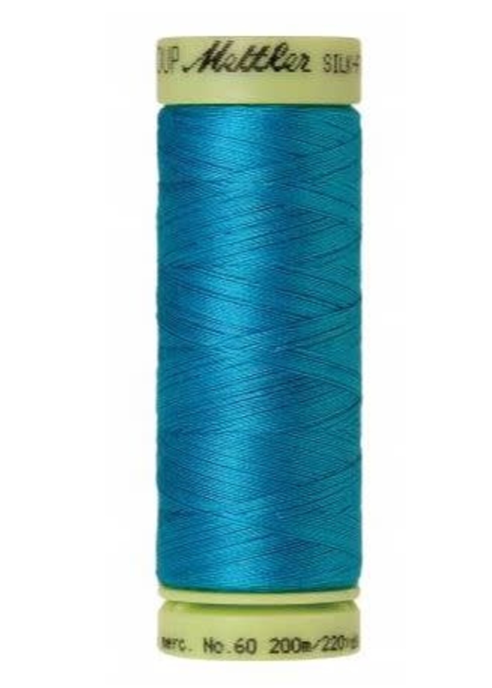 Mettler Threads Mettler – Cotton Thread – Silk Finish – 200m/220yds - Caribbean Blue #1394