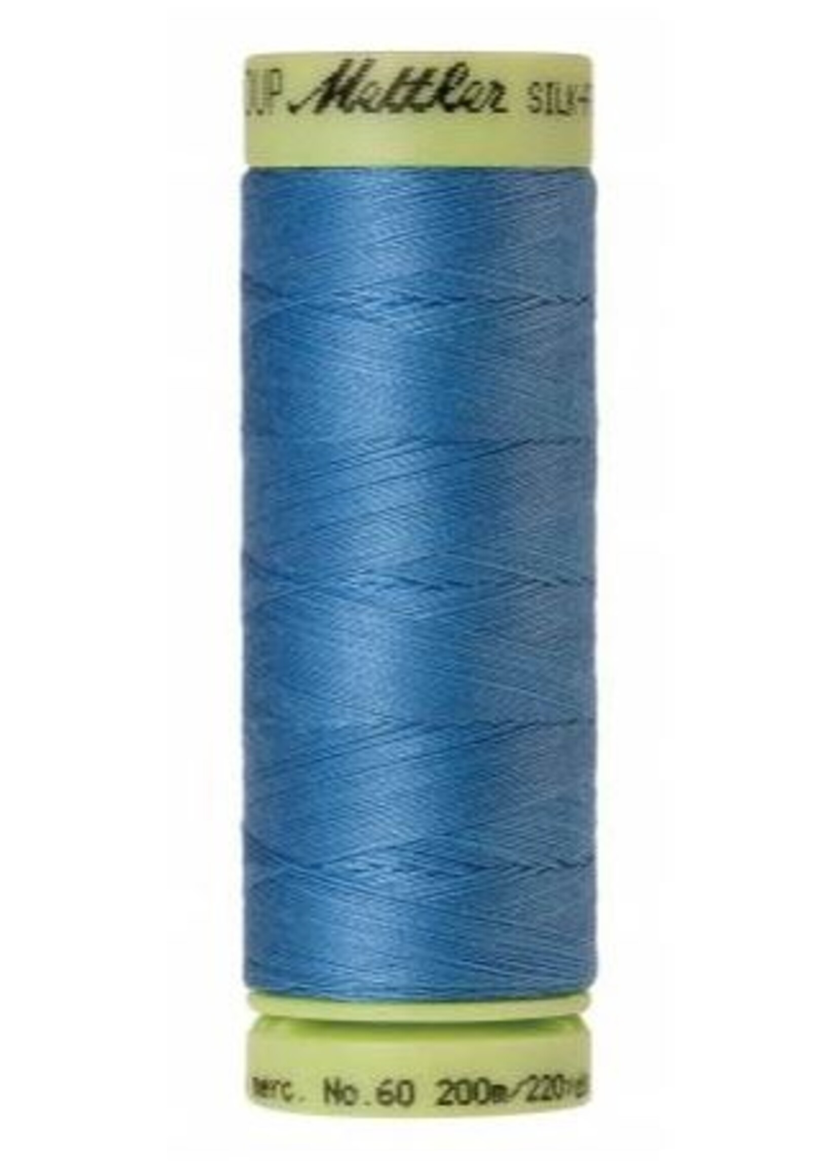 Mettler Threads Mettler – Cotton Thread – Silk Finish – 200m/220yds - Reef Blue #0338