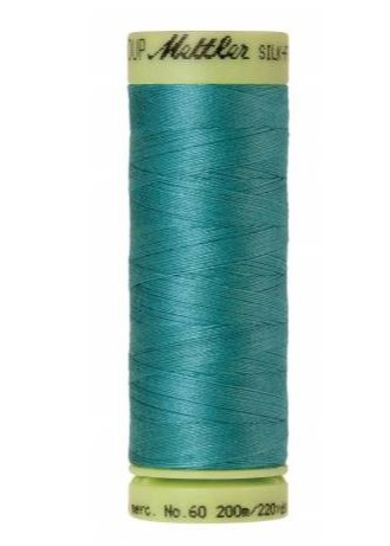 Mettler Threads Mettler – Cotton Thread – Silk Finish – 200m/220yds - Blue-green Opal #0611