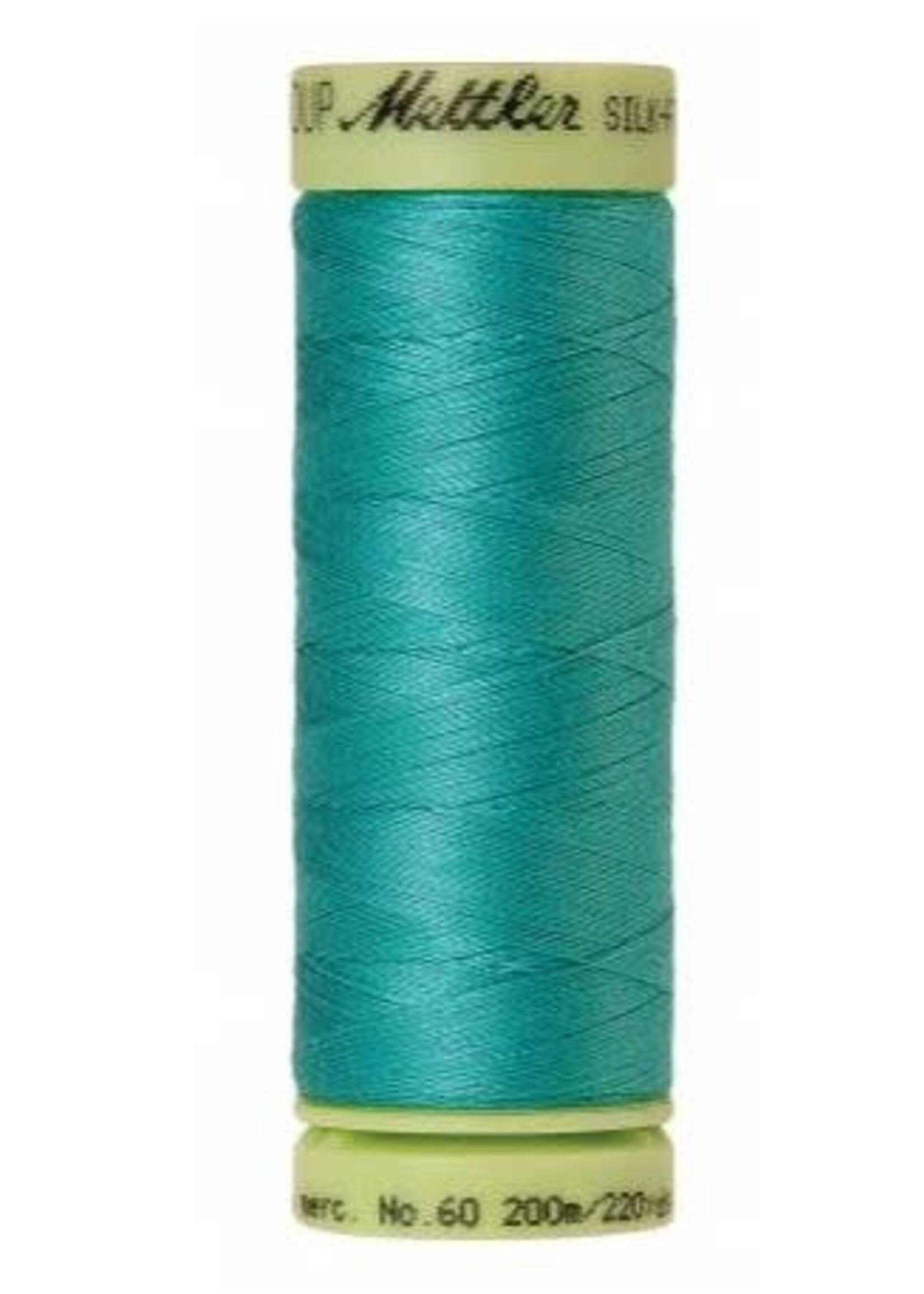 Mettler Threads Mettler – Cotton Thread – Silk Finish – 200m/220yds - Deep Aqua #1091
