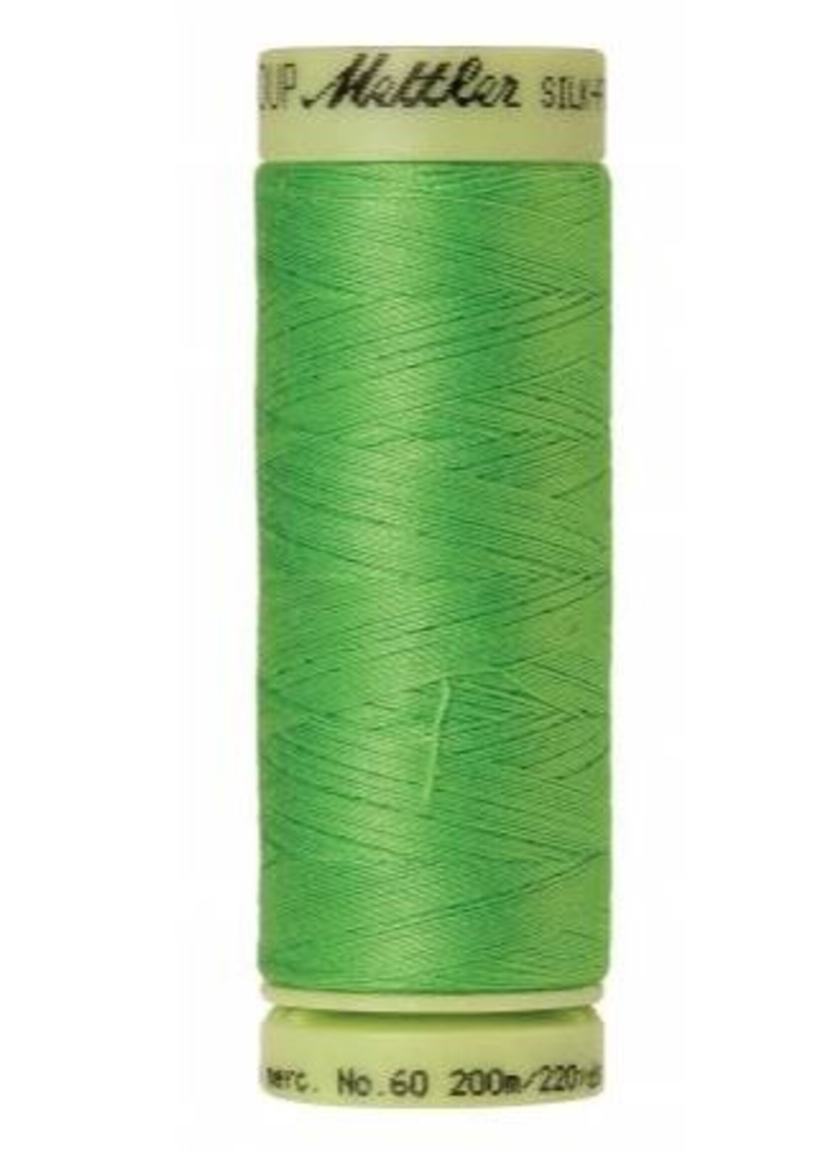 Mettler Threads Mettler – Cotton Thread – Silk Finish – 200m/220yds - Light Kelly Green #1099