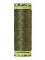 Mettler Threads Mettler Silk-Finish 60wt Solid Cotton Thread 220yd/200M  #1210 Sea Grass