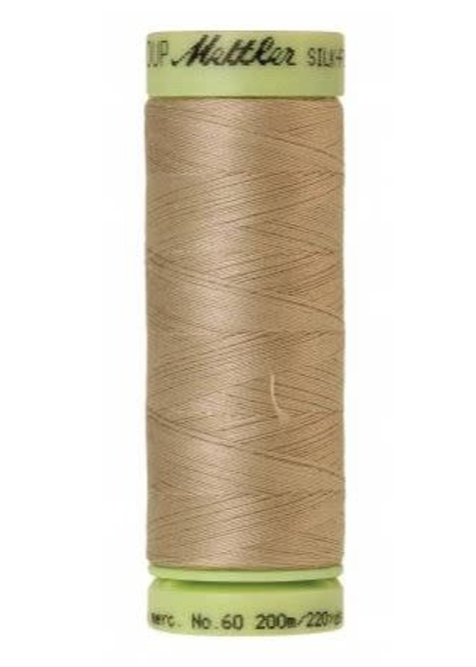 Mettler Threads Mettler Silk-Finish 60wt Solid Cotton Thread 220yd/200M #1222 Sandstone