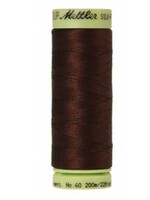 Mettler Threads Mettler Silk-Finish 60wt Solid Cotton Thread 220yd/200M #0173 Friar Brown