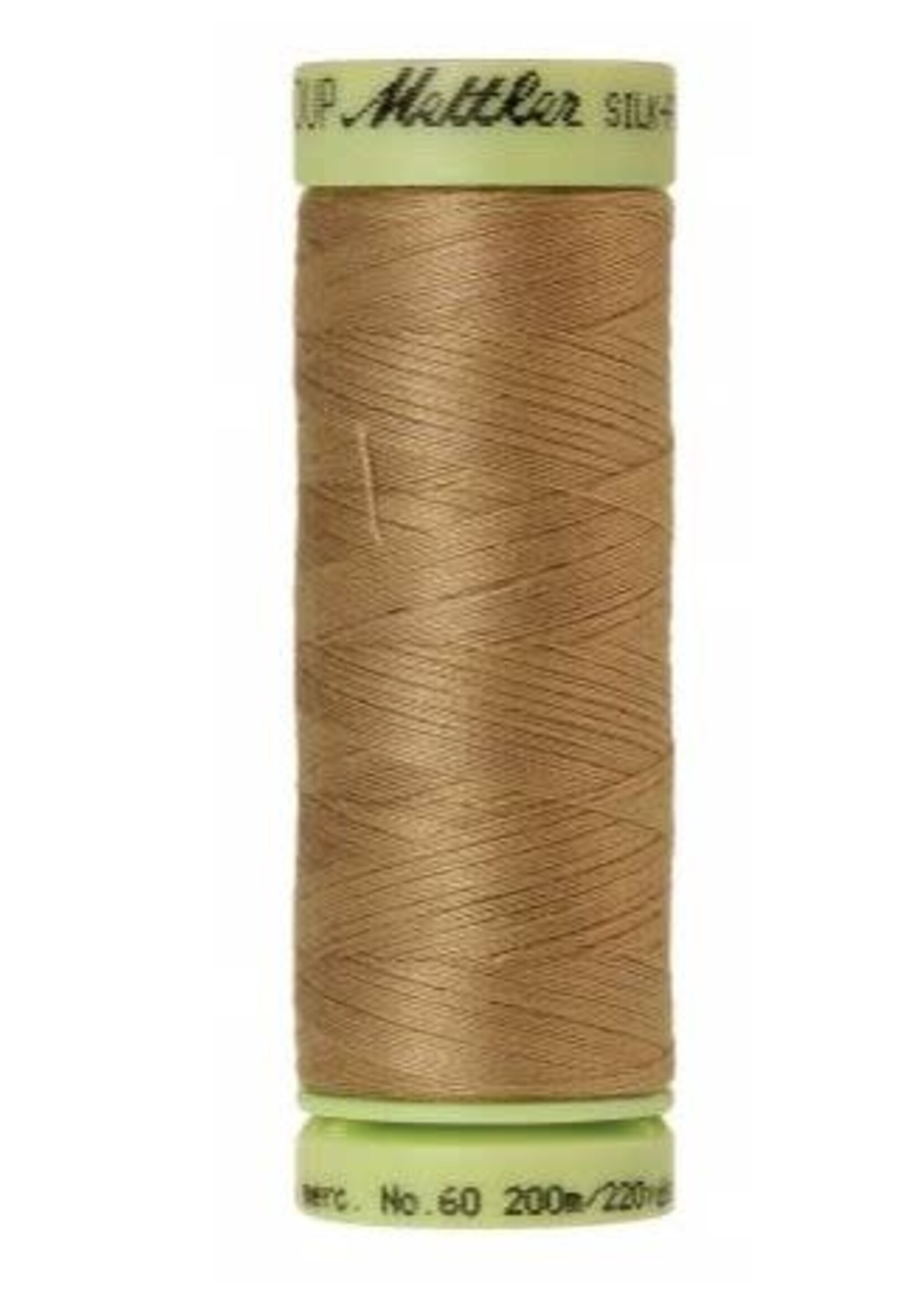 Mettler Threads Mettler Silk Finish 60wt Solid Cotton Thread 220yds/200m #0285 Caramel Cream