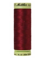 Mettler Threads Mettler silk finish 60wt solid cotton thread 220yd/200m #1348 Blue Elderberry