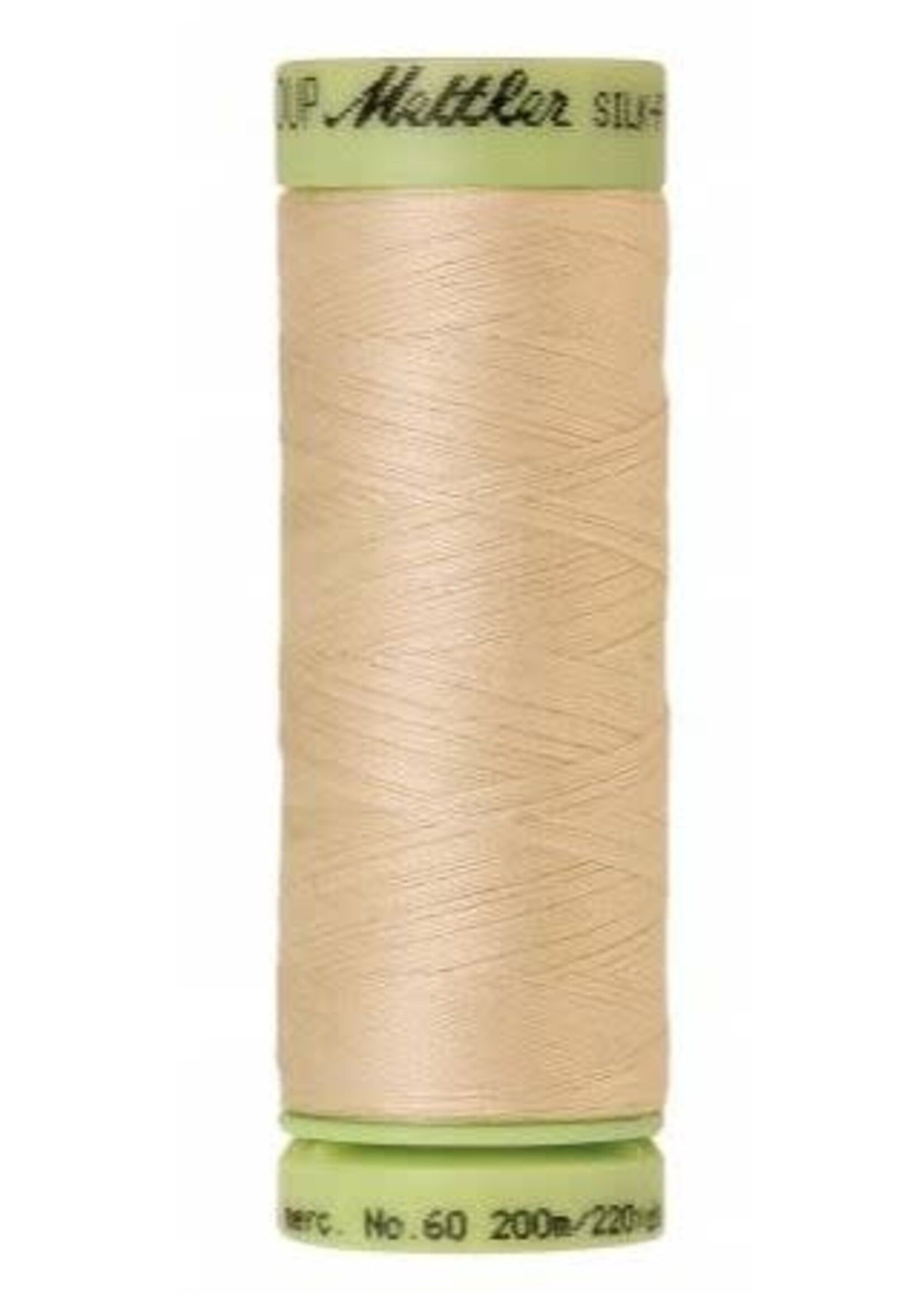 Mettler Threads Mettler Silk-Finish 60wt Solid Cotton Thread 220yd/200M  #1000 Eggshell