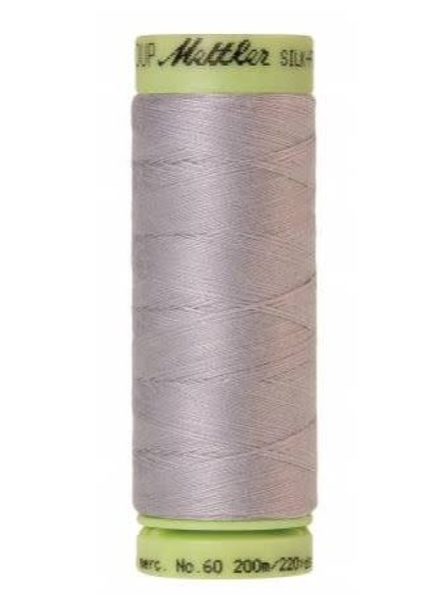 Mettler Threads Mettler Silk-Finish 60wt Solid Cotton Thread 220yd/200M #2791 Ash