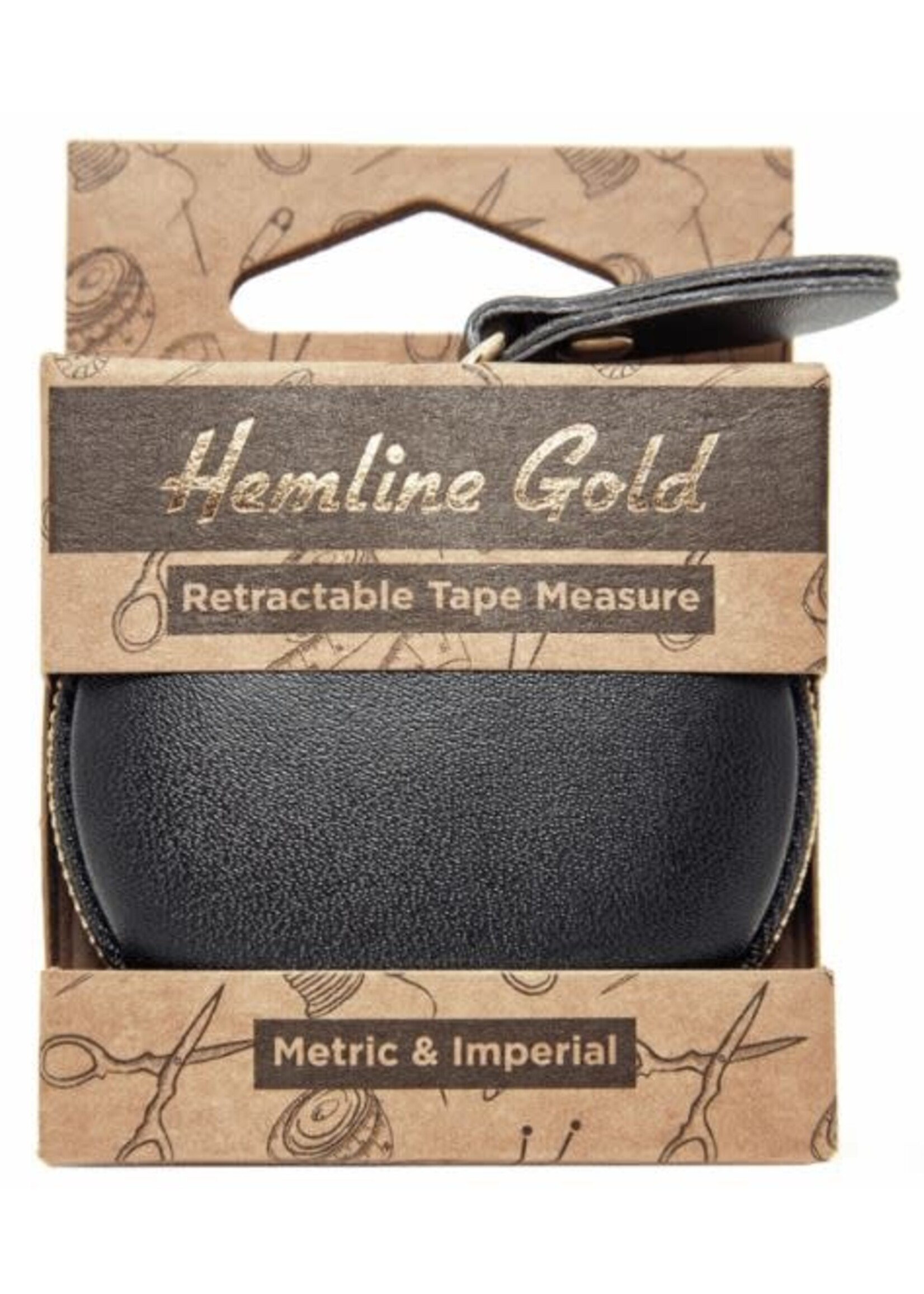 Hemline Gold Hemline Gold Retractable Tape Measure