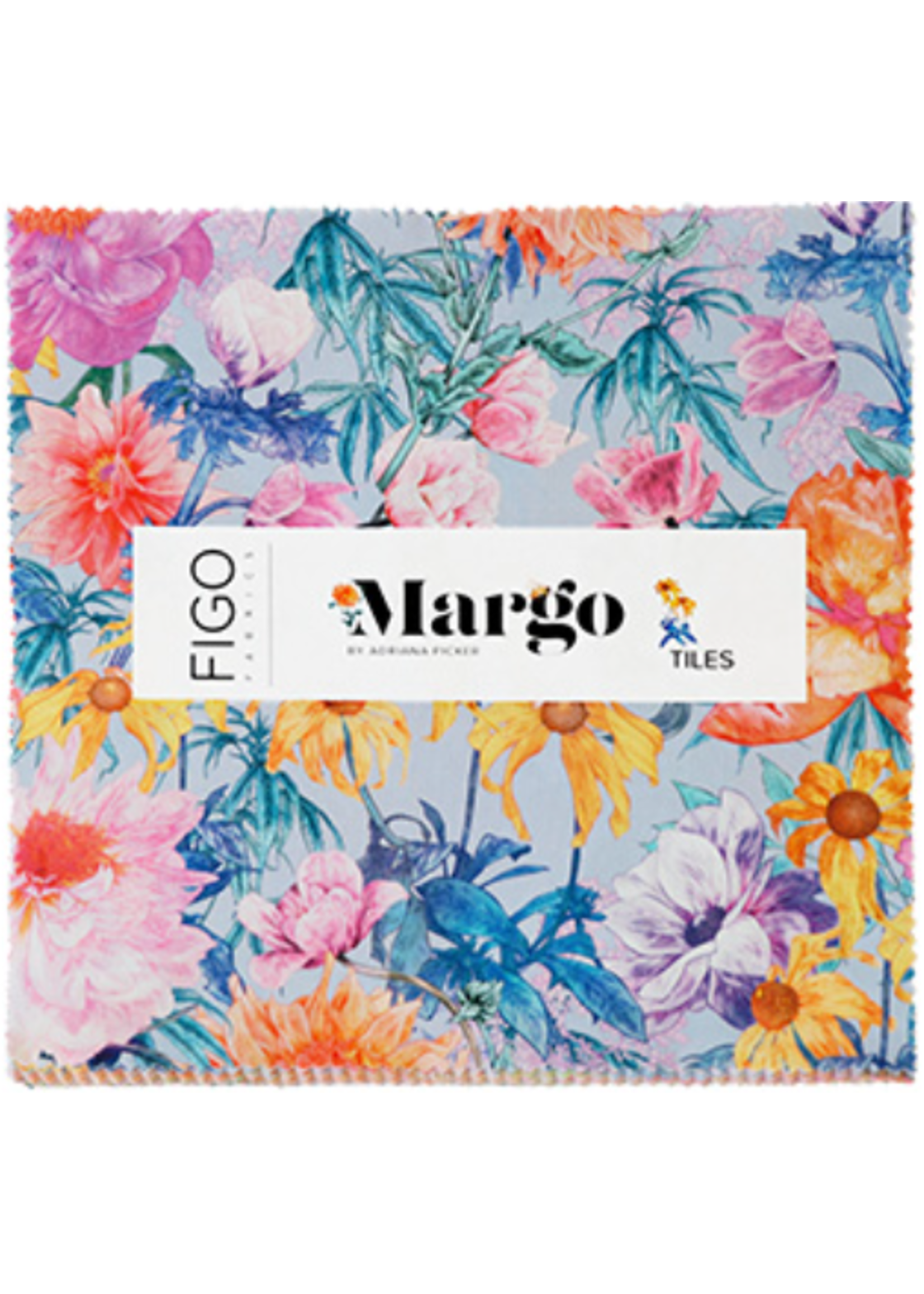 FIGO Fabrics Margo-10" Squares- 42 pieces