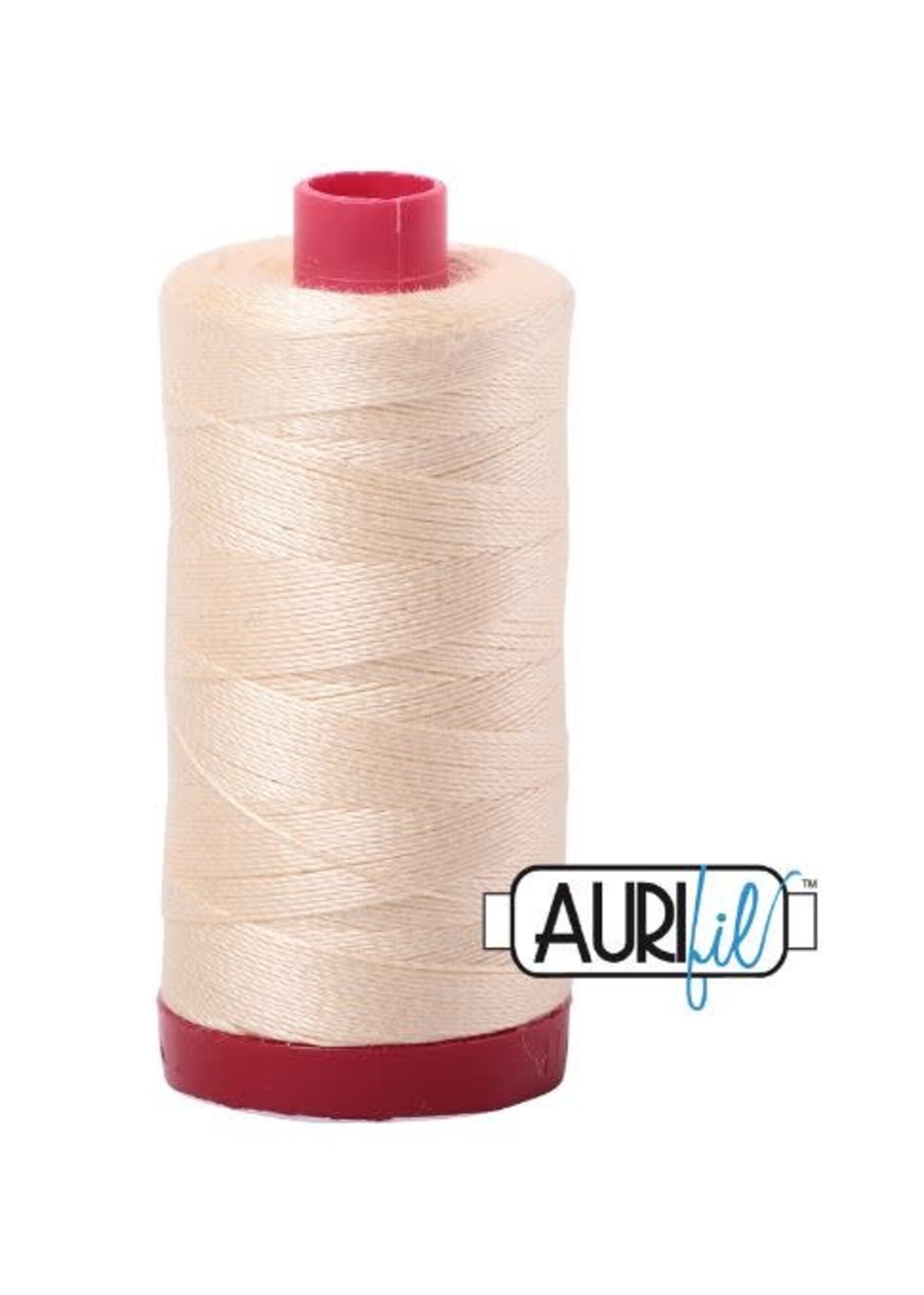 Aurifil Aurifil Mako Cotton Thread Solid 50wt 1422yds Butter 2123
