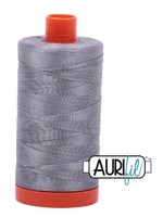 Aurifil Aurifil Mako - Cotton Thread - Solid - 50wt - 1300m/1422yds - Grey #2605
